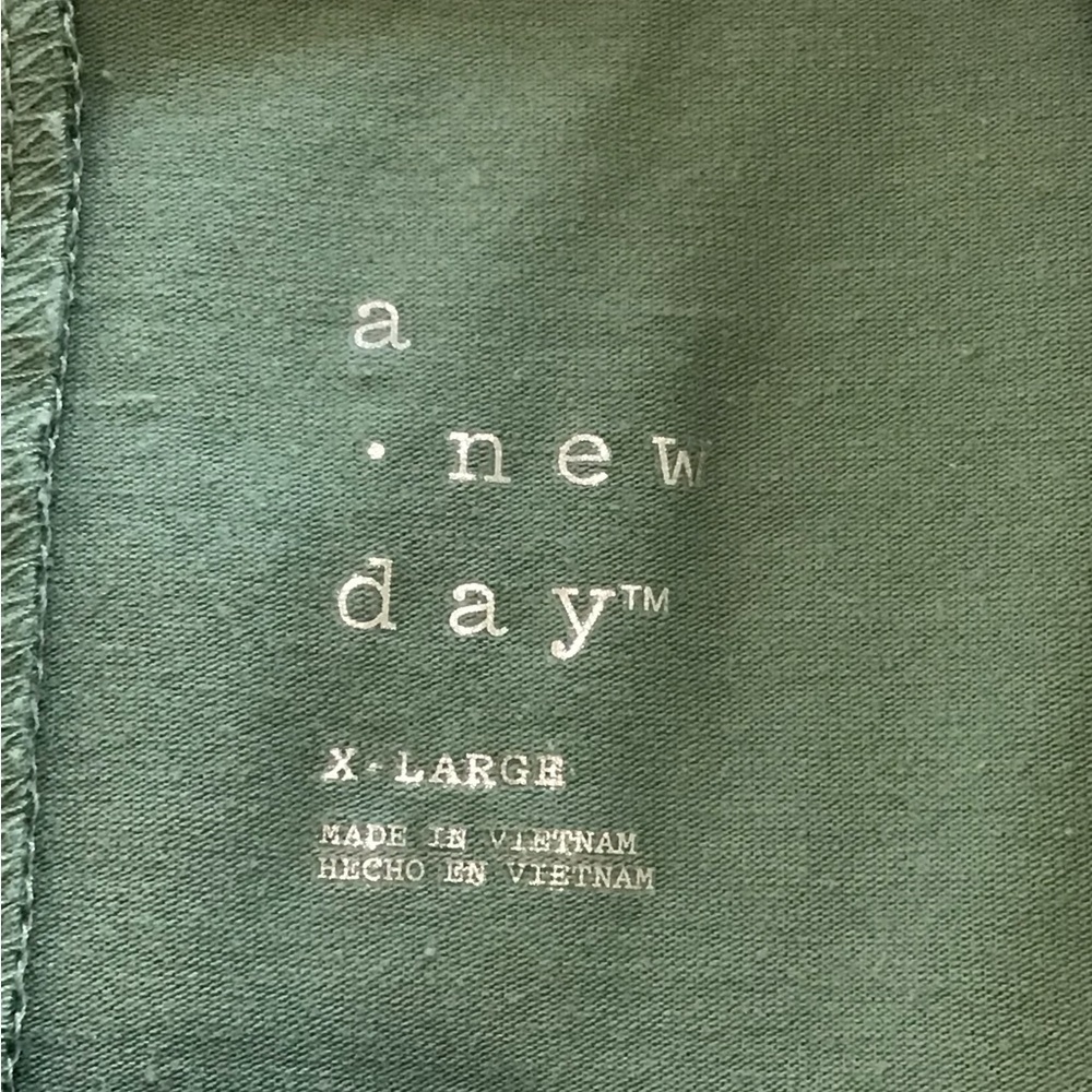 A New Day Mint Green Mini Dress Mock Neck Sleeveless size XL - Picture 4 of 6